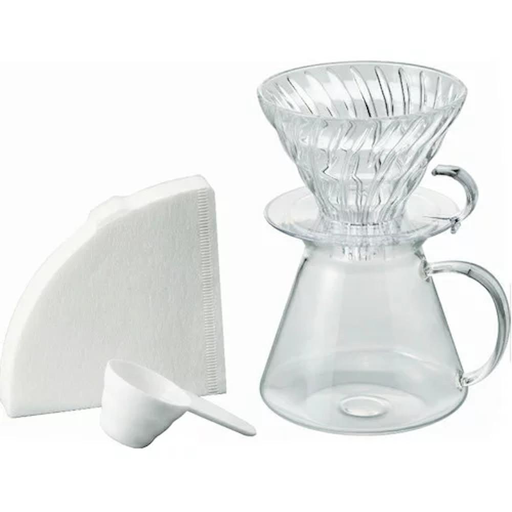 HARIO V60 Glass Brewing Kit S-VGBK-02-T